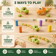 Three ways to play SnappySnake™ Hungry Hero