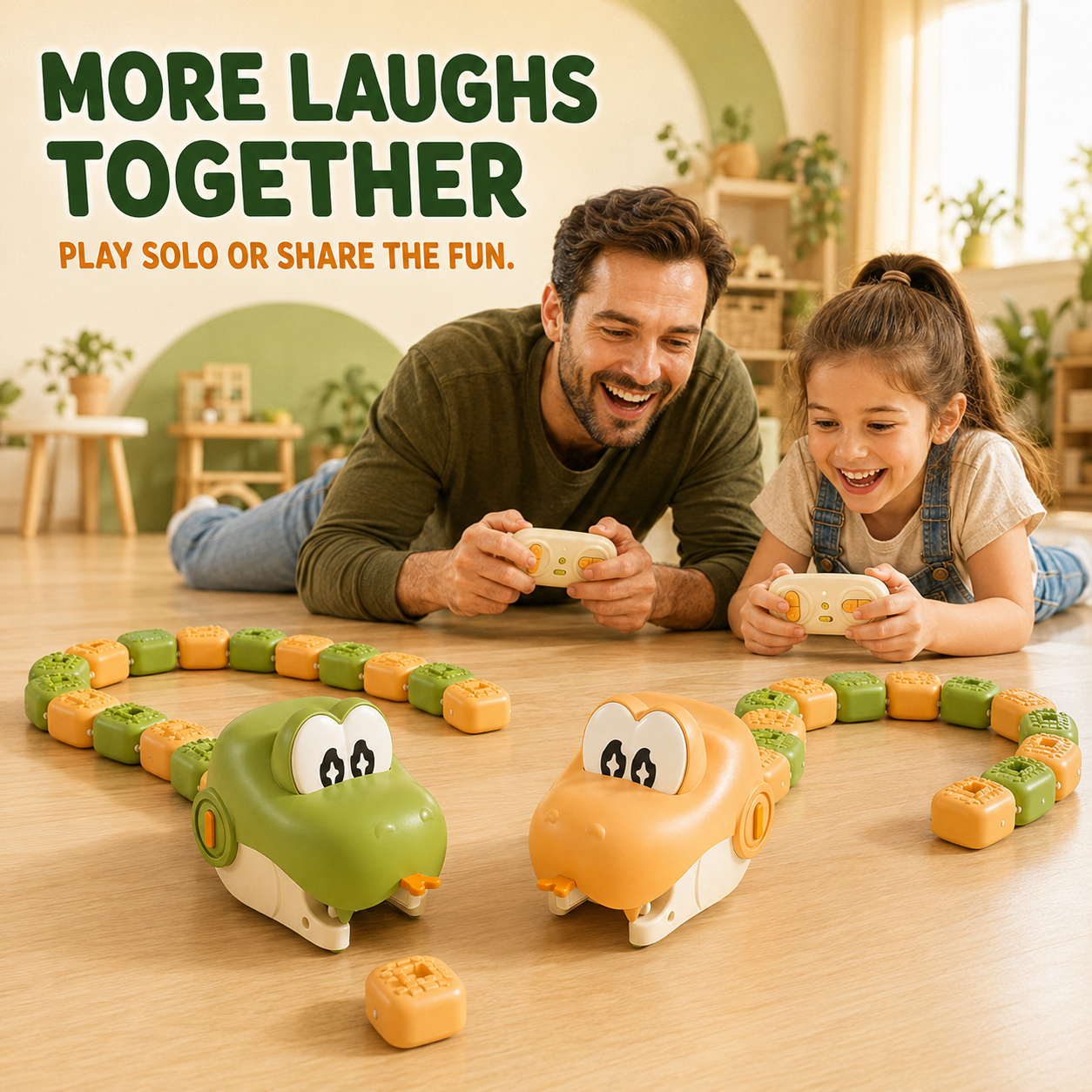 SnappySnake™ Hungry Hero game for shared play and laughter