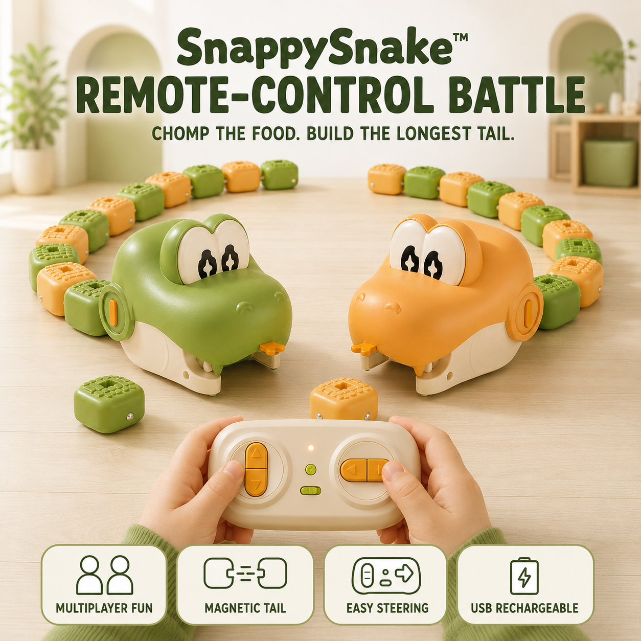 SnappySnake™ Hungry Hero action game feature image