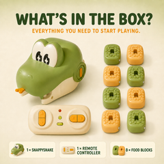SnappySnake™ Hungry Hero box contents and game pieces